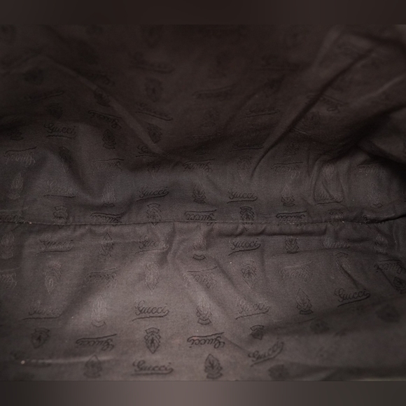 AD34❤️ Gucci GG Canvas Bamboo Libeccio Tote Bag - Picture 13 of 13